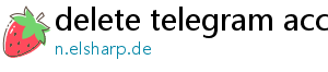 delete telegram account